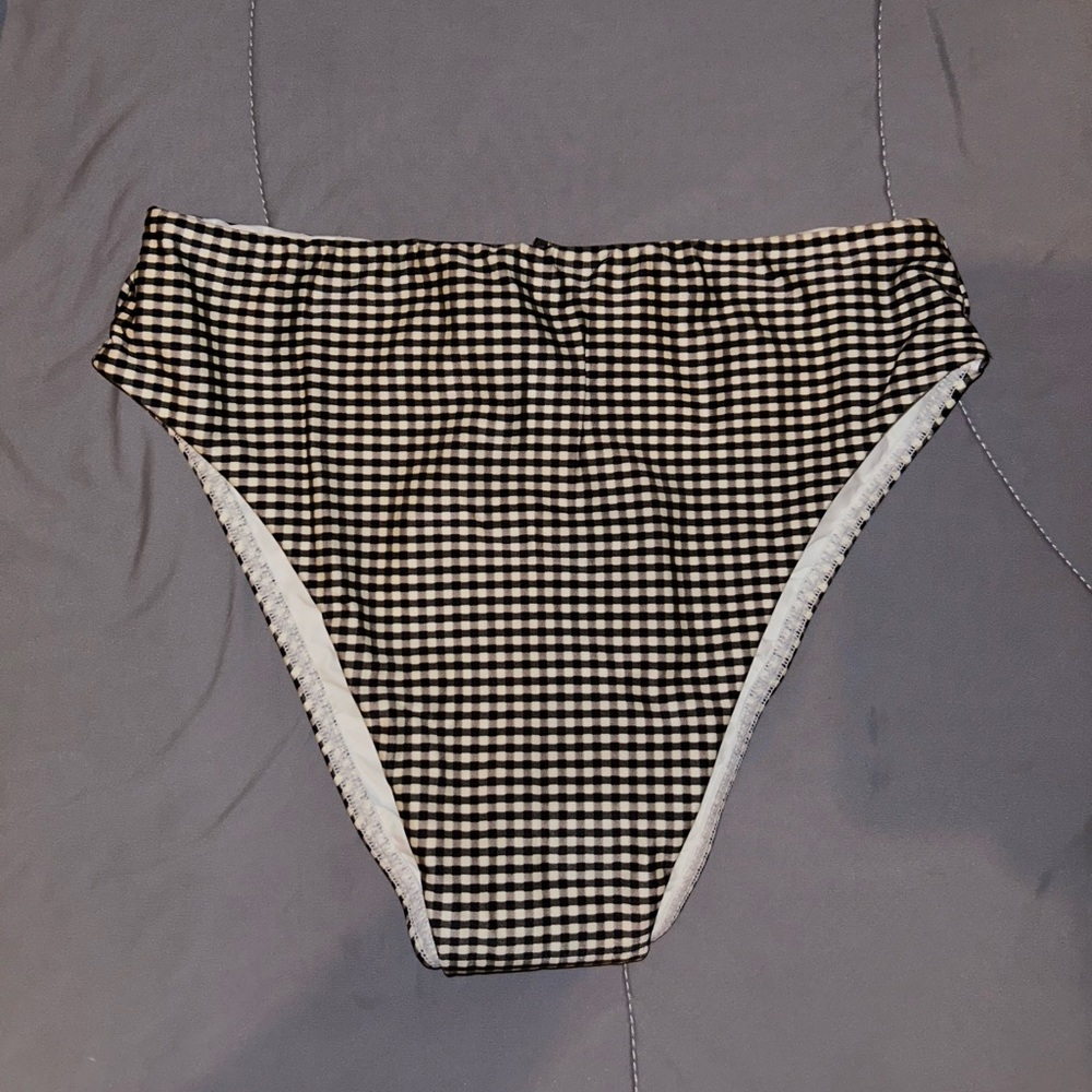 ViX Paula Hermanny Checkered Bikini Bottom
